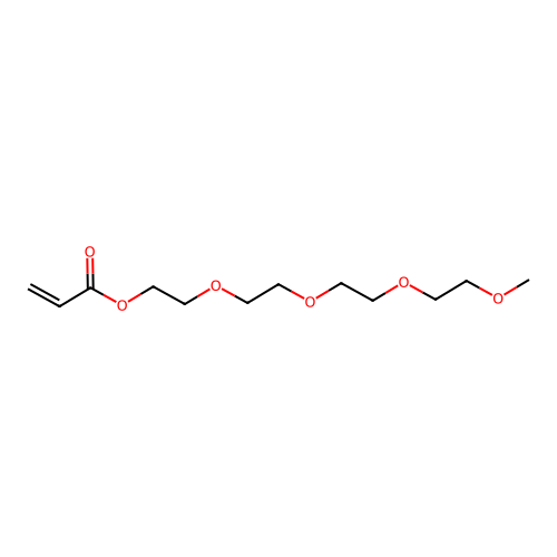 2-Propenoic acid, 3,6,9,12-tetraoxatridec-1-yl ester structure