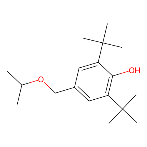 2,6-Di-tert-butyl-4-[(propan-2-yloxy)methyl]phenol structure