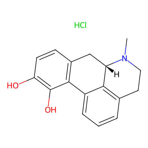 (S)-Apomorphine Hydrochloride structure