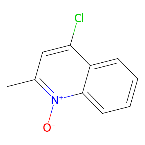 4-Chloro-2-methylquinolin-1-ium-1-olate structure