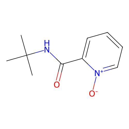 N-tert-butyl-1-oxidopyridin-1-ium-2-carboxamide structure