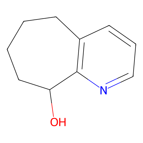 6,7,8,9-Tetrahydro-5H-cyclohepta[b]pyridin-9-ol structure