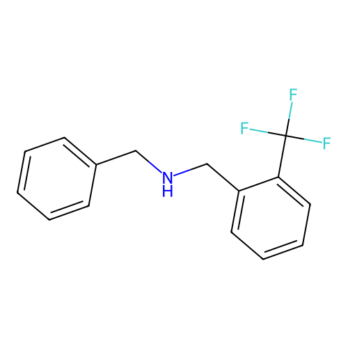 Benzyl[2-(trifluoromethyl)benzyl]amine structure