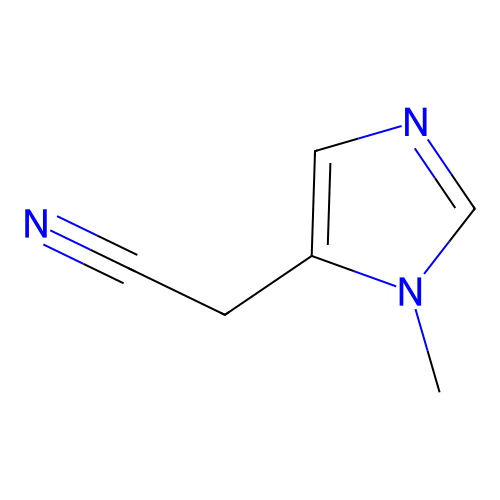 2-(1-Methyl-1H-imidazol-5-yl)acetonitrile structure