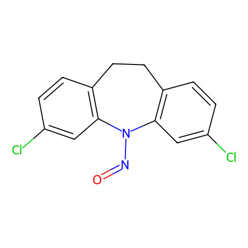 5H-Dibenz[b,f]azepine, 3,7-dichloro-10,11-dihydro-5-nitroso- structure
