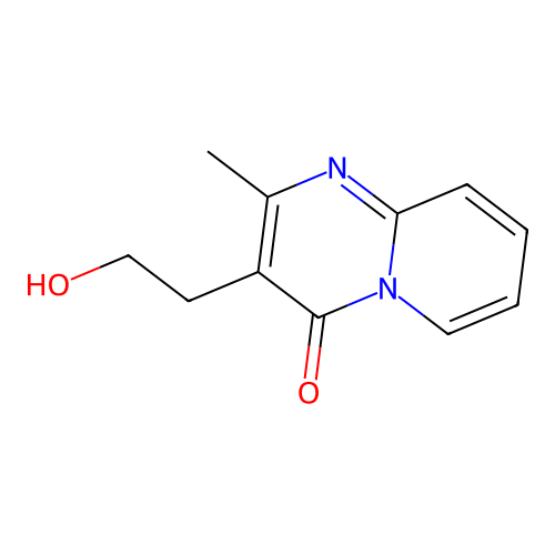 3-(2-Hydroxyethyl)-2-methyl-4H-pyrido(1,2-a)pyrimidin-4-one structure