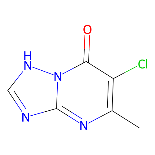 6-Chloro-5-methyl-4h-[1,2,4]triazolo[1,5-a]-pyrimidin-7-one structure