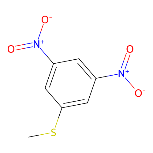 1-Methylsulfanyl-3,5-dinitrobenzene structure