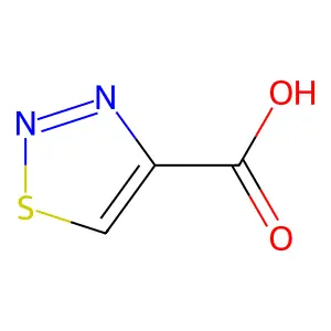 1,2,3-Thiadiazole-4-carboxylic acid structure