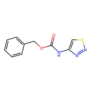 benzyl N-(thiadiazol-4-yl)carbamate structure