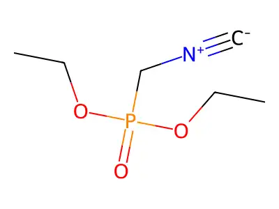 Diethyl (isocyanomethyl)phosphonate structure