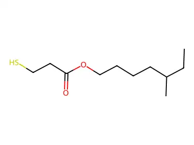 5-Methylheptyl 3-mercaptopropionate structure