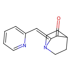 2-(Pyridin-2-ylmethylidene)-1-azabicyclo[2.2.2]octan-3-one structure