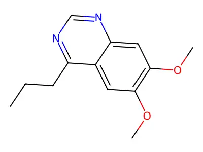 6,7-Dimethoxy-4-propylquinazoline structure
