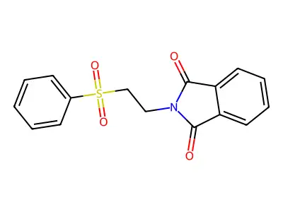 N-(2-(Phenylsulfonyl)ethyl)phthalimide structure