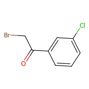 2-Bromo-3'-chloroacetophenone structure