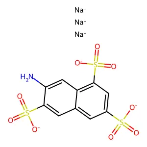 1,3,6-Naphthalenetrisulfonic acid, 7-amino-, sodium salt (1:?) structure