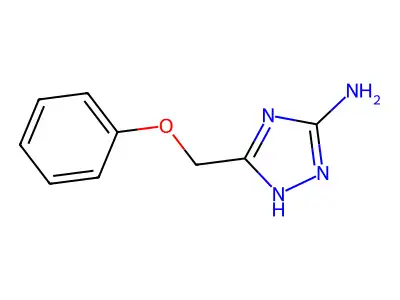 3-(Phenoxymethyl)-1H-1,2,4-triazol-5-amine structure