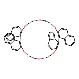 (R,R)-bis(binaphtho)-22-crown-6 structure