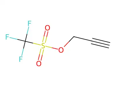 3-(Trifluoromethylsulfonyloxy)prop-1-yne structure