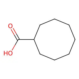 Cyclooctanecarboxylic acid structure