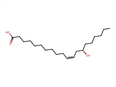 14-羟基-11-二十碳烯酸 structure