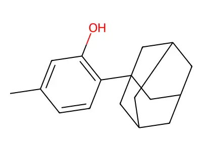 5-Methyl-2-tricyclo(3.3.1.13,7)dec-1-ylphenol structure