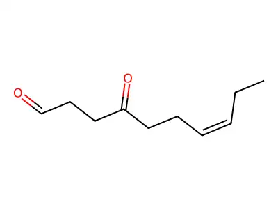 4-Oxodec-7-enal structure