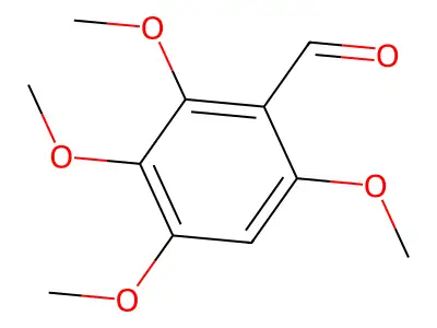2,3,4,6-Tetramethoxybenzaldehyde structure