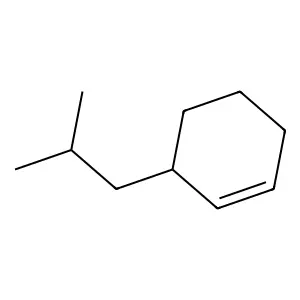 3-(2-Methylpropyl)cyclohex-1-ene structure