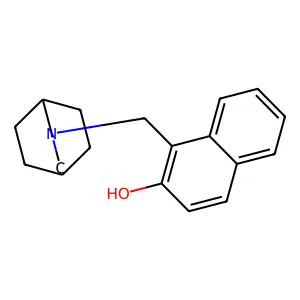 1-(3-Azabicyclo[3.2.2]non-3-ylmethyl)naphthalen-2-ol structure