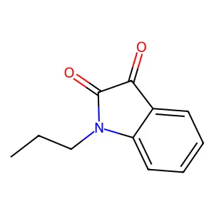 1-propyl-1H-indole-2,3-dione structure