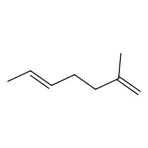 (5Z)-2-methylhepta-1,5-diene structure