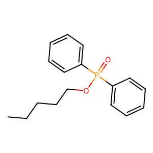 Phosphinic acid, diphenyl-, pentyl ester structure
