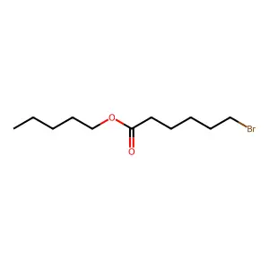 Pentyl 6-bromohexanoate structure