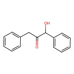 1-Hydroxy-1,3-diphenylpropan-2-one structure