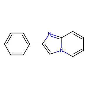 2-Phenylimidazo(1,2-a)pyridine structure