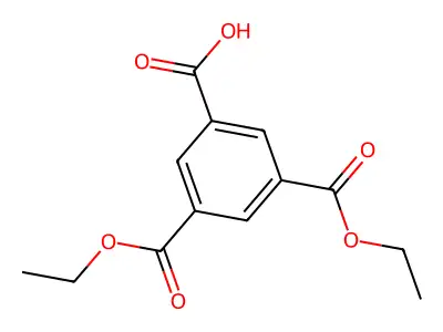 Diethyl 1,3,5-benzenetricarboxylate structure