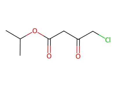 Butanoic acid, 4-chloro-3-oxo-, 1-methylethyl ester structure