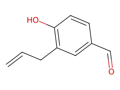 3-Allyl-4-hydroxybenzaldehyde structure