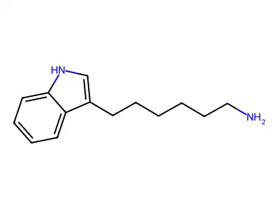 6-(1H-indol-3-yl)hexan-1-amine structure