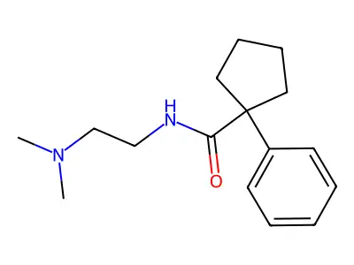 N-(2-(Dimethylamino)ethyl)(phenylcyclopentyl)formamide structure