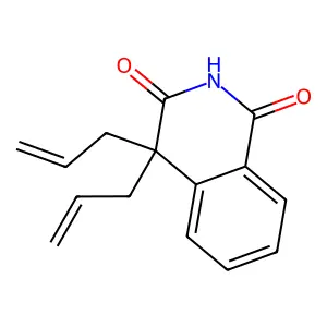 1,3(2H,4H)-Isoquinolinedione, 4,4-diallyl- structure