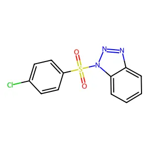 1-(4-Chlorophenyl)sulfonylbenzotriazole structure