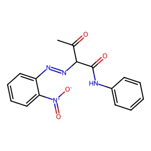 Butanamide, 2-[2-(2-nitrophenyl)diazenyl]-3-oxo-N-phenyl- structure
