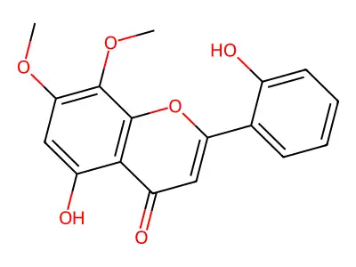 Skullcapflavone I structure