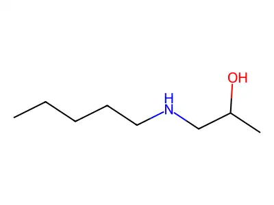 1-(Pentylamino)-2-propanol structure