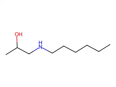 1-(Hexylamino)propan-2-ol structure