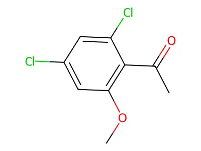1-(2,4-Dichloro-6-methoxyphenyl)ethanone structure