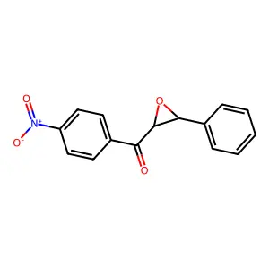 Methanone, (4-nitrophenyl)(3-phenyloxiranyl)-, trans- structure